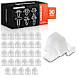 APRCF452 30 Pcs 12mm Nylon Body Side Moulding Clips