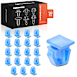 APRCF454 20 Pcs 15mm Nylon Bumper to Body Side Moulding Retainer Clips
