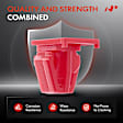 APRCF458 30 Pcs 14mm Red Nylon Body Side Moulding Retainer Clips