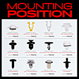 APRCF4752 240 Pcs Trim Clip Retainer Fastener Kits