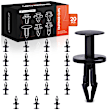 2019 Ford Expedition - Clips & Fasteners, Black, Nylon, Set of 20
