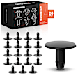 APRCF511 20 Pcs 7mm Nylon Cowl & Garnish Retainer Clips Push-Type