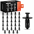 2015 Mercedes Benz GLA250 - Clips & Fasteners, Black, Set of 30