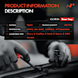 APRCF613 100 Pcs 8.5mm Nylon Bumper Fascia Flares & Air Dam Retainer Clips