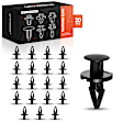 APRCF614 20 Pcs 8.5mm Nylon Bumper Fascia Flares & Air Dam Retainer Clip
