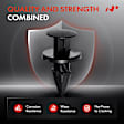 APRCF614 20 Pcs 8.5mm Nylon Bumper Fascia Flares & Air Dam Retainer Clip