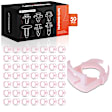 APRCF715 50 Pcs 7.95mm Nylon Fuel Line Retainer Clips