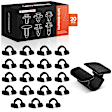 APRCF749 20 Pcs 12mm Nylon Hood Insulation Retainer Clip