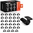 APRCF750 30 Pcs 12mm Nylon Hood Insulation Retainer Clip