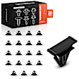 APRCF761 20 Pcs 15mm Nylon Front Bumper Moulding Retainer Clip