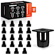 APRCF828 20 Pcs M4.8 Screw Rear Bumper Screw Grommet Fasteners
