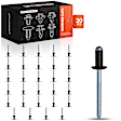 APRCF916 30 Pcs 1.59-4.76mm Panel-Fuel Door Rivet Retainer Clip