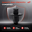 APRCF925 30 Pcs 7mm Nylon Cowl & Bumper Retainer Clip Push-Type