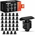 APRCF973 30 Pcs 8mm Hood Seal Rivet Retainer Clip
