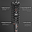 APSA0228 Front Complete Strut & Coil Spring Assembly, Set of 2
