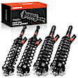 APSA0310 Front & Rear Complete Strut and Coil Spring, Set of 4