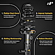 APSA0340 Front Complete Strut & Coil Spring Assembly, Set of 2