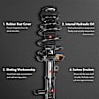 APSA0380 Front Complete Strut & Coil Spring Assembly, Set of 2