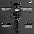 APSA0406 Front Complete Strut & Coil Spring Assembly, Set of 2
