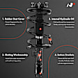 APSA0478 Front Complete Strut & Coil Spring Assembly, Set of 2