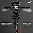 APSA0489 Front Complete Strut & Coil Spring Assembly, Set of 2