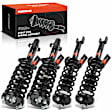 APSA0495 Front & Rear Complete Strut & Coil Spring Assembly, Set of 4