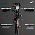 APSA0550 Front Complete Strut & Coil Spring Assembly, Set of 2