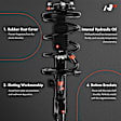 APSA0657 Front Complete Strut & Coil Spring Assembly, Set of 2