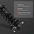 APSA0687 Rear Complete Strut & Coil Spring Assembly, Set of 2