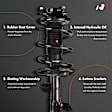APSA0758 Front Complete Strut & Coil Spring Assembly, Set of 2
