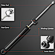 APSA0829 Front Shock Absorber Strut, Set of 2