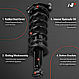 APSA1013 Rear Complete Strut & Coil Spring Assembly, Set of 2