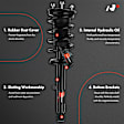 APSA1022 Front Complete Strut & Coil Spring Assembly, Set of 2