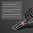 APSA1033 Rear Complete Strut & Coil Spring Assembly, Set of 2