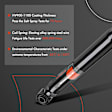 APSA1067 Rear Shock Absorber Strut, Set of 2