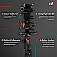 APSA1160 Front Complete Strut & Coil Spring Assembly, Set of 2