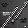 APSA1170 Rear Shock Absorber, Set of 2