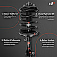 APSA1259 Front Complete Strut & Coil Spring Assembly, Set of 2