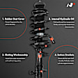 APSA1263 Front Complete Strut & Coil Spring Assembly, Set of 2