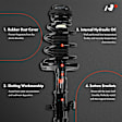 APSA1272 Front Complete Strut & Coil Spring Assembly, Set of 2