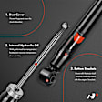 APSA1318 Rear Shock Absorber, Set of 2