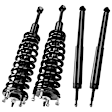 APSA1368 Front & Rear Complete Strut & Coil Spring Assembly, Set of 4