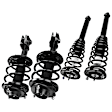 APSA1377 Front & Rear Complete Strut & Coil Spring Assembly, Set of 4