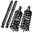 APSA1380 Front & Rear Complete Strut & Coil Spring Assembly, Set of 4