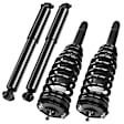 APSA1383 Front & Rear Complete Strut & Coil Spring Assembly, Set of 4