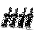 APSA1393 Front & Rear Complete Strut & Coil Spring Assembly, Set of 4