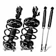 APSA1396 Front & Rear Complete Strut & Coil Spring Assembly, Set of 4