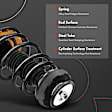 APSA1465 Front & Rear Complete Strut and Coil Spring, Set of 4