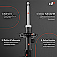 APSA1507 Front Shock Absorber, Set of 2