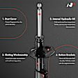 APSA1520 Front Shock Absorber, Set of 2